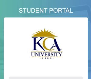 KCA University Student Portal