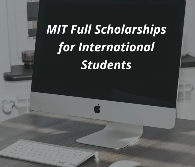 mit Scholarships for international students