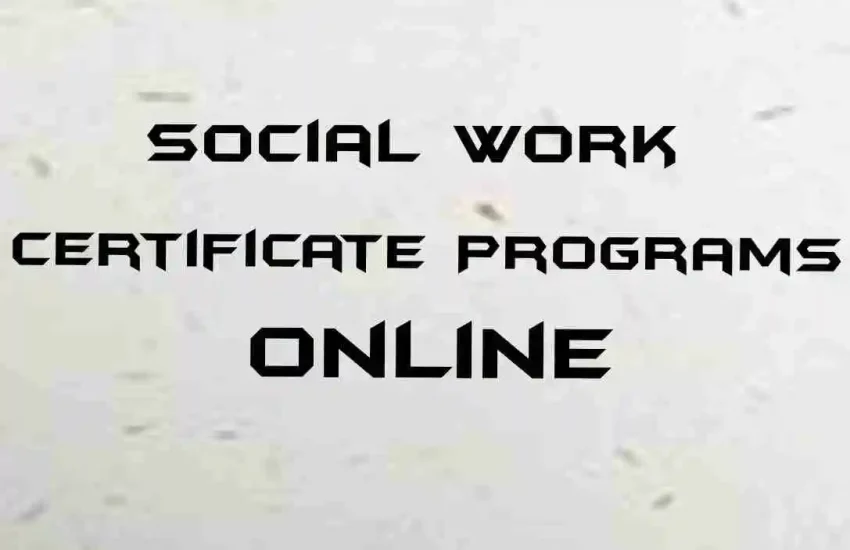 free online social work courses with certificates