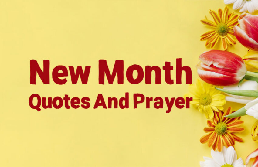 Prayers for a Fresh Start Every New Month