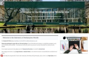 Roehampton Moodle Login