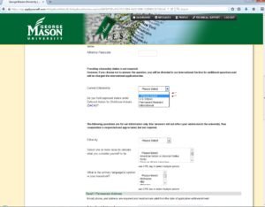 George Mason University Application Status