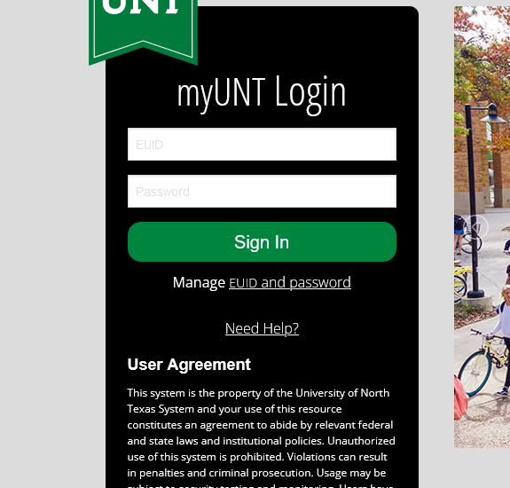 University of North Texas Student Portal