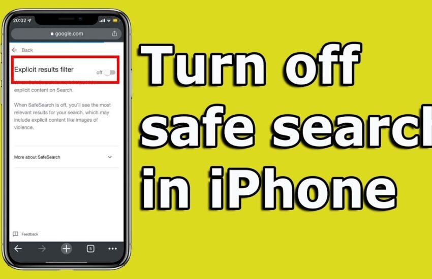 How to Disable SafeSearch on iPhone